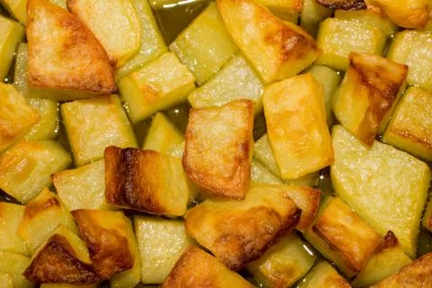 Baked potatoes Foto stock