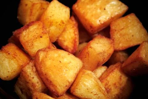 Baked potatoes Stock Photos
