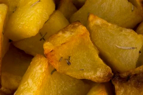 Baked potatoes Stock Photos