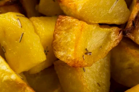 Baked potatoes Stock Photos