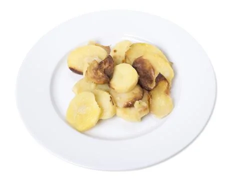 Baked potatoes. Stock Photos