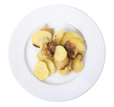Baked potatoes. Stock Photos