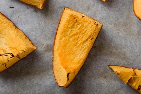 Baked pumpkin Stock Photos