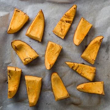 Baked pumpkin Stock Photos