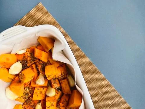 Baked pumpkin Stock Photos