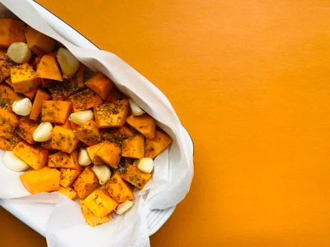 Baked pumpkin Stock Photos