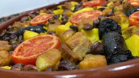 Baked rice from Valencia Stock Footage 202608489