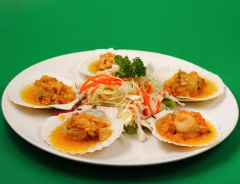 Baked shellfish Stock-Fotos