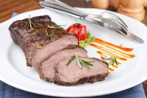 Baked Steak Stock Photos