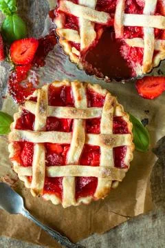 Baked tart cake Foto stock