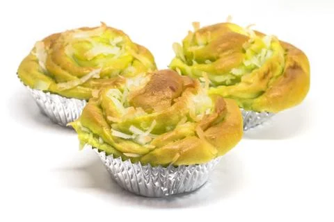 Baked thai Coconut Bread bake Photos