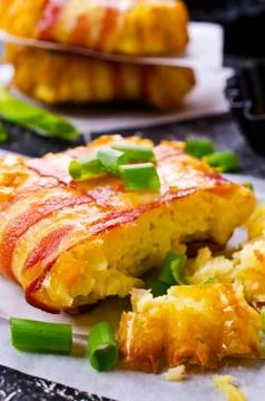 Baked vegetable cutlet Stock Photos