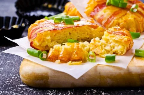 Baked vegetable cutlet Stock Photos