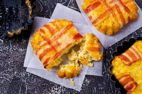 Baked vegetable cutlet Stock Photos