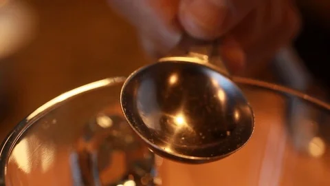 Baker bakery baking white bread spoon olive oil yeast rye oat Stock Footage 72663441