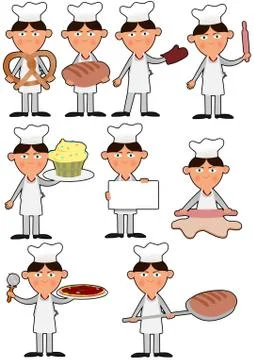 Baker boy Stock Illustration