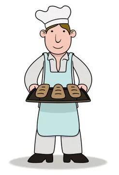 Baker Stock Illustration