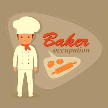 Baker kid Stock Illustration