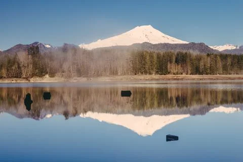 Baker Lake Reflections Fotos de archivo