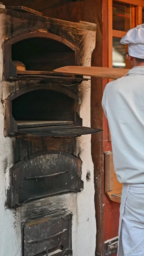 Baker makes bread Stock Footage 301331769