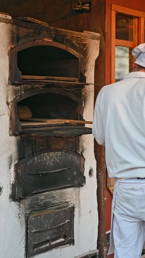 Baker makes bread Stock Footage 301332452