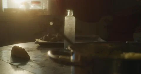 Baker prepares the cake using various ingredients Stock Photos