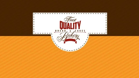 Baker store packing remote in 3 sections to cut and curl with antique typography Stock Footage 128847292