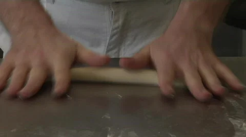 Baker at work Stock Footage 661429