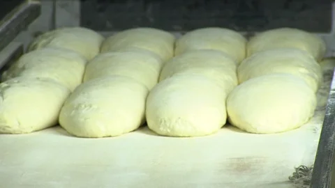 Baker Works the Bread 1 Stock Footage 92499001