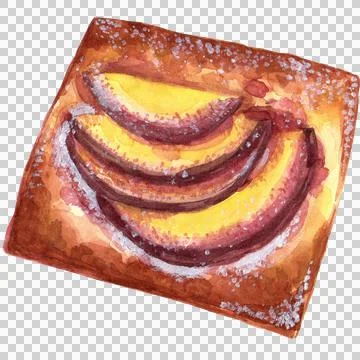 Bakerry buns piach  Stock Illustration