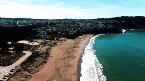 Baker's Beach Facing South Stock Footage 104448849