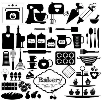 Bakery background. Stock Illustration