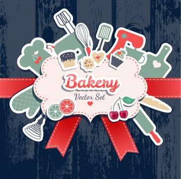 Bakery background. イラスト素材