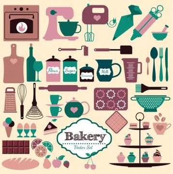 Bakery background. 스톡 일러스트