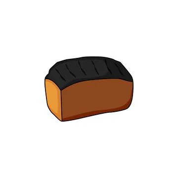Bakery bread cartoon illustration design Illustrazione stock