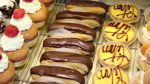 Bakery, bread, flour Stock Footage 45449766