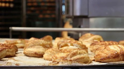 Bakery, bread, flour Stock Footage 45449881