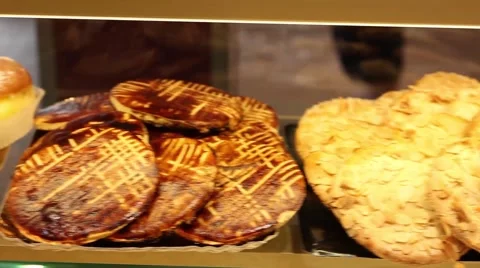 Bakery, bread, flour, pastry Vídeo Stock 45448411