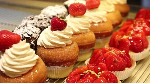 Bakery, bread, flour, pastry Vídeo Stock 45448520