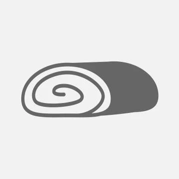 Bakery Bread food , vector icon Illustrazione stock