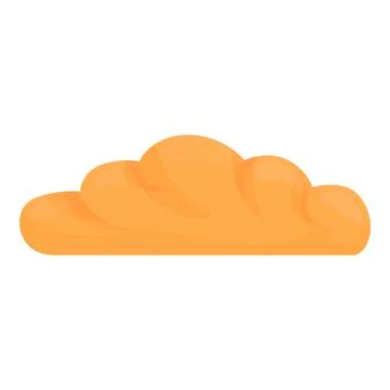Bakery bread icon cartoon vector. Cake loaf Stock Illustration