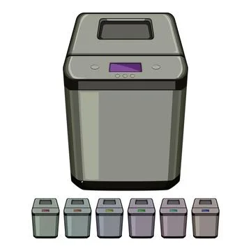 Bakery bread maker cartoon vector graphic Stock Illustration