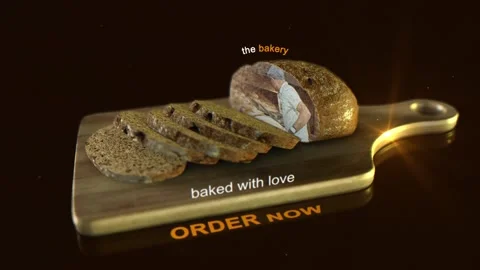 The Bakery - Bread &amp; Pastry promo After Effects stock