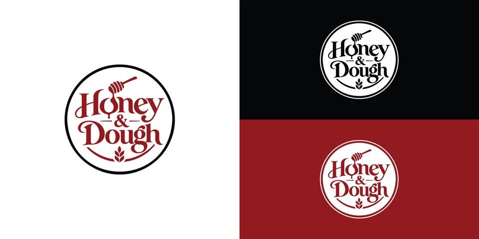 Bakery Cafe Logo Illustrazione stock