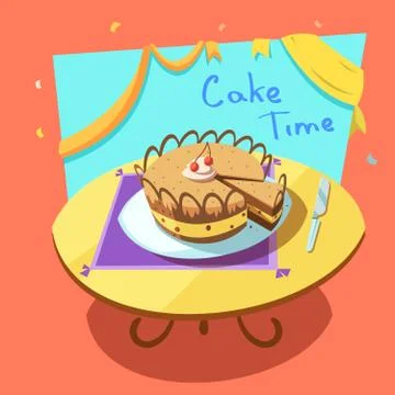Bakery cartoon illustration Stock Illustration