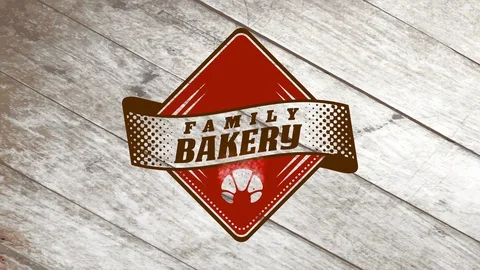 Bakery concept art with old fashion made with diamond form covered with ribbon Stock Footage 129272053