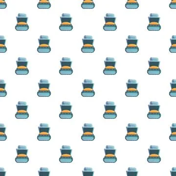 Bakery conveyor belt producing bread pattern 库存插图