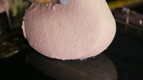 Bakery. Conveyor for the production of bread. Stock Footage 74593420