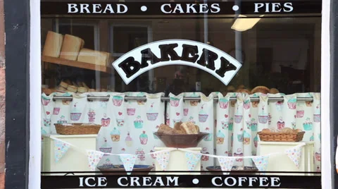 Bakery at cromarty, scotland Stock Footage 39864655