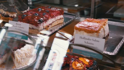 Bakery Display Case Treats Stock Footage 306775571